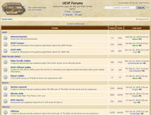 Tablet Screenshot of forums.uesp.net